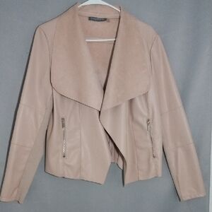 INC International Concepts Women's Light Tan Blazer